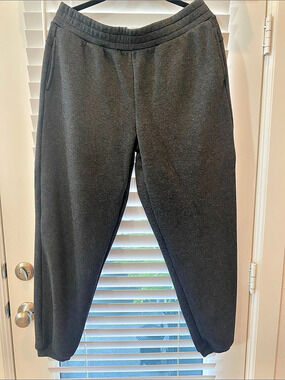 Mondetta Women's Heathered Fleece Jogger charcoal grey Large